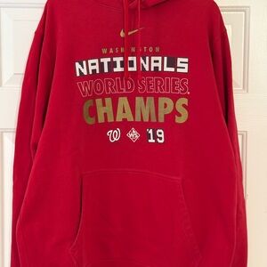 Red Nationals World Series Champs Hoodie 2XL